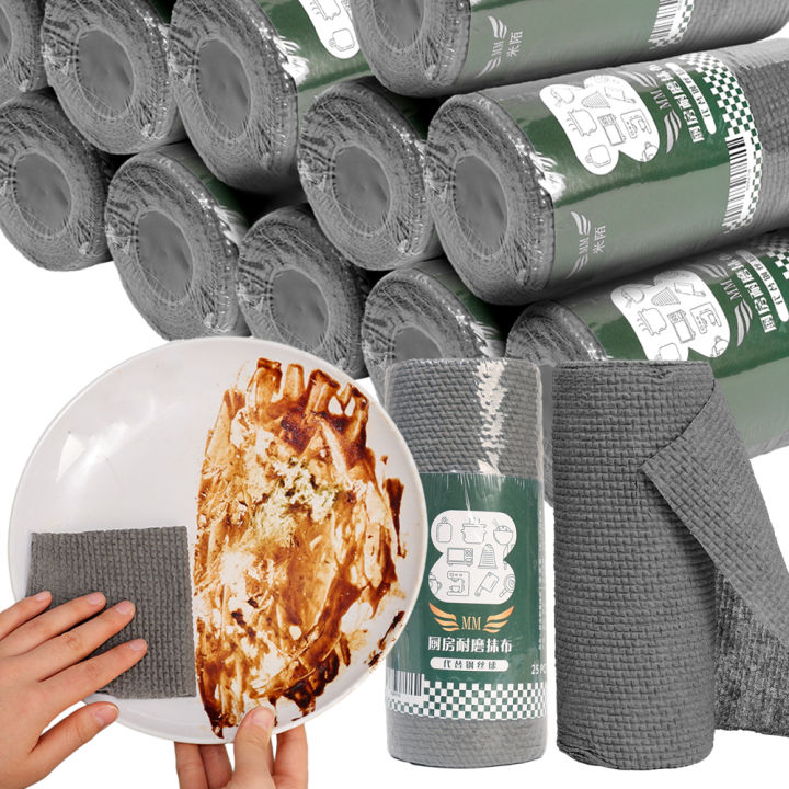 25Pcs/Roll%20Cleaning%20Cloths%20Abrasion-resistant%20Resistant%20Rags%20Reusable%20Kitchen%20Rags%20Dish%20Cloths%20High%20Friction%20Cleaner%20Wipes%20-%20Image%202