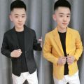 Coat Social Small Suit Solid Color Night Show Handsome Man Casual Guy Autumn Suit Thin Personality Fashionable Top. 