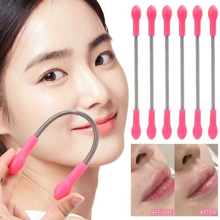 1/3Pcs Facial Hair Remover Depilator Spring Epilator Removal Stick For Women Smooth Lip Cheek Chin Hair Mustache Sideburns Tools