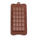 24-Grid Rectangle Chocolate Mold Bar Block Ice Silicone Cake Candy Baking Mould. 