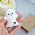 Halloween Ghost Matchboxes Mini Halloween Ghost Plush Doll Pocket Toys With Gift Cards Halloween Birthday Gifts. 