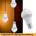 Motion Sensor Bulb Human Body Infrared Induction LED Light Bulbs Automatically Activated Light for Porches (5W). 