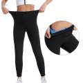 Women Sauna Pants Shorts Waist Jogger Leggings Sweatpants Workout Training Yoga Leggings 3 Types - L XL. 
