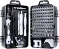 115 in 1 Screwdriver Set, Magnetic DIY Precision Tool kit for Glasses PC Laptop Mobile Cell Phone Digital Watch. 