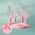 Baby Bottle Holder Cleaning Dryer Drainer Removable Baby Bottle Drying Rack Storage Rack Tree Shape Rack for Babies Bottles Item. 