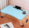 NEW Adjustable Folding Laptop Stand Holder Study Table Desk Wooden Foldable Computer Desk for Bed Sofa Tea Serving Table Stand Lap Desk with Storage Drawer, Holders for Cup and Tablet, Laptop Bed Tray Table with Foldable Legs, Laptop Bed Stand,. 