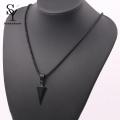 Sunnyheart Male Necklace Stainless Steel Spearhead Charm Male Necklace. 