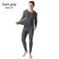 Winter Men Thermal Underwear Set Soft Cotton Fleece-lined Warm Panels Long Johns Top Bottom Set Thermo Clothing Pajamas. 