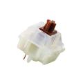 CAP switches CAP milky yellow golden brown switch factory lubrication for keyboard switches. 