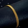 BOOM Gold plated baselet Stylish Rich Look pooran bracelet For Mwn and women. 