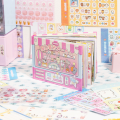 72Pcs Korean Style Cute Cartoon Patterns Sticker Book DIY Craft Handmade Scrapbook Stickers Sweet Various Styles Notebook Journal Decor Collage. 