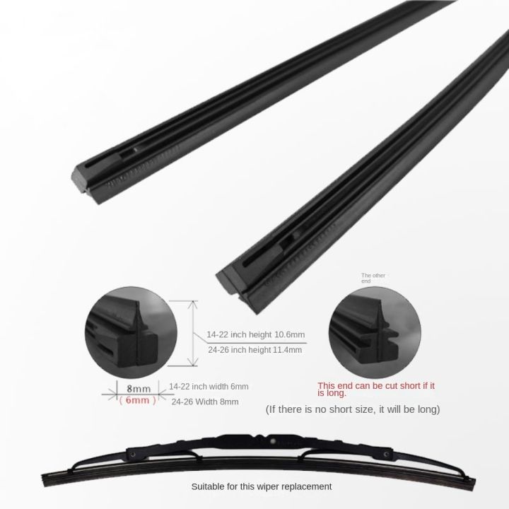 New%206mm%20Car%20Wiper%20Blade%20Rubber%20Durable%20Refill%20Strips%2014/16/17/18/19/20/21/22/24/26/28%20Inch%20Easy%20To%20Replace%20Wiper%20Accessorie%20Car%20Supplies%20-%20Image%208
