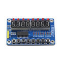 Tm1638 Led Display 8-Bit Digital Module Ayr 7 Segment 8 Bits 0.36inch Red Tm1638 Key Led Display Board Panel. 