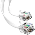 Telephone Cord for RJ11 to RJ11 Cable Phone Cord for Landline. 