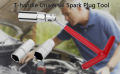 T-handle Universal Joint Spark Plug Socket Wrench 16mm(5/8") and 21mm(13/16") Remover Installer Tool Kit. 