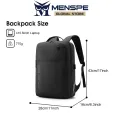 MENSPE Men Backpack Notebook Laptop Backpack Business Travel Bag Waterproof Backpack College Fashion Backpack Casual Shoulder Bag Anti Theft Back Pack School Bag. 