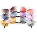 Gradient Colour Butterfly Sunglasses Oversized Large Frame Trendy Fashion Sunglasses Women's Stylish Gradient Sunglasses for Outdoor Casual Wear Fashion Accessory Eye Safety Female Audience. 