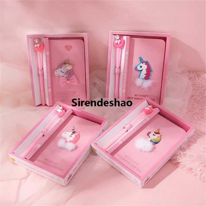 Sirendeshao%20dairy%20books%20for%20girls%20Kawaii%20Unicorn%20Notebook%20Set%20For%20Girls%20Cute%20Notebook%20Diary%20Book%20Stationery%20Set%20For%20Kids%20Writing%20School%20Office%20Stationery%20Supplies%20Fashion%20-%20Image%202