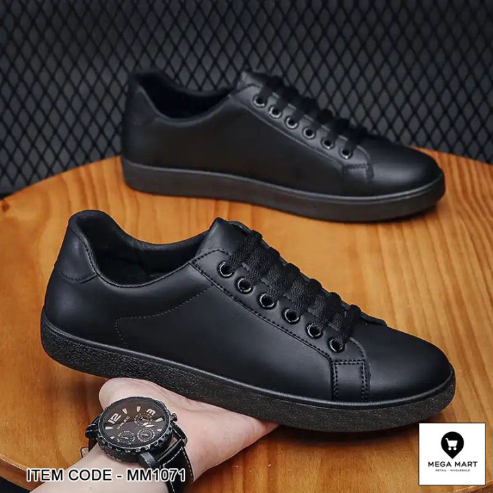 Casual Black Sneakers Shoes