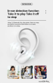 SENDEM GE04 Plus TWS Wireless Bluetooth EarPods Touch Control Long Battery Life Bluetooth 5.1 Qi Wireless Charge. 