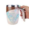 Automatic Stirring Magnetic Coffee Mug Rechargeable 304 Stainless Steel Inside 380ml. 