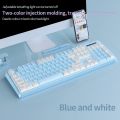 Sinking Manipulator Keyboard 104-Key Mixed-Color Backlit Wired Gaming Keyboard Ergonomic Office Gaming Keyboard for PC Laptops. 