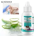 ECHIDNA Cat Ear Cleaner Mild Ingredients Pet Dog Cat Stain Removal Ear Cleaner. 