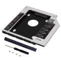 SSD HDD Caddy 9.5mm 12.7mm Aluminum 2nd Hard Disk Case Adapter For Universal Laptop CD/DVD-ROM Optical Bay. 