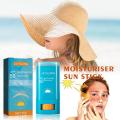 Moisturizing Sunscreen Stick SPF 50+ Light Non-stick Waterproof Sweat-proof UV Protection Uniform Complexion Face Protection. 