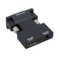 1080P HDMI Female to VGA Male with Audio Output Cable Converter Adapter. 