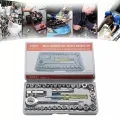 40pcs/lot Steel Combination Socket Wrench Bits Set For Motorcycle and Cars Screwdriver with Storage Box Repair Tool Kit. 