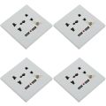 4X 2.1A Dual USB Wall Charger Socket Adapter Universial Power Outlet Panel wite Switch. 