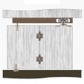 Bifold Door Hardware Wooden Sliding Door Pulley Furniture Hardware Wheel Barn Door Roller Wall Door Folding Door Roller. 
