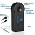 Wireless Bluetooth AUX 3.5mm Jack Stereo Music Home Car Audio Receiver-Adapter Rechargeable. 