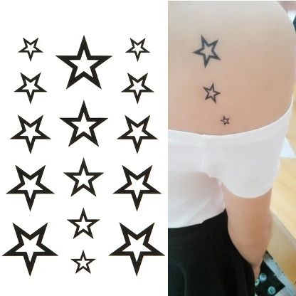 Waterproof Temporary Tattoo Stickers Body Art Hand Foot for Girl Women Men