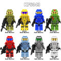 【Cheap】Compatible with LEGO Halo Warrior Shooting Game Third-Party Assembled Figures Children's Educational Toys KF6043. 
