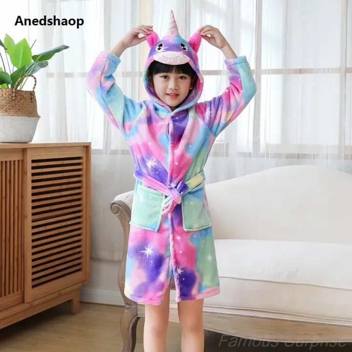 Anedshaop%20Pink%20Princess%20Bath%20Robe%20for%20Girls%203%204%205%206%207%208%209%2010%2011%2012%20Years%20Unicorn%20Original%20Kids%20Bath%20Towel%20Robe%20Fashion%20Winter%20Toddler%20Girl%20Bathrobe%20-%20Image%203