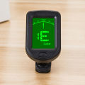 T-02 Guitar Tuner Clip-on Chromatic Digital Tuner LCD Display Mini Size Tuner for Acoustic Guitar Ukulele Violin Bass. 
