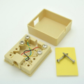 RJ11 8P8C Telephone Rosette Box Ivory Colour. 