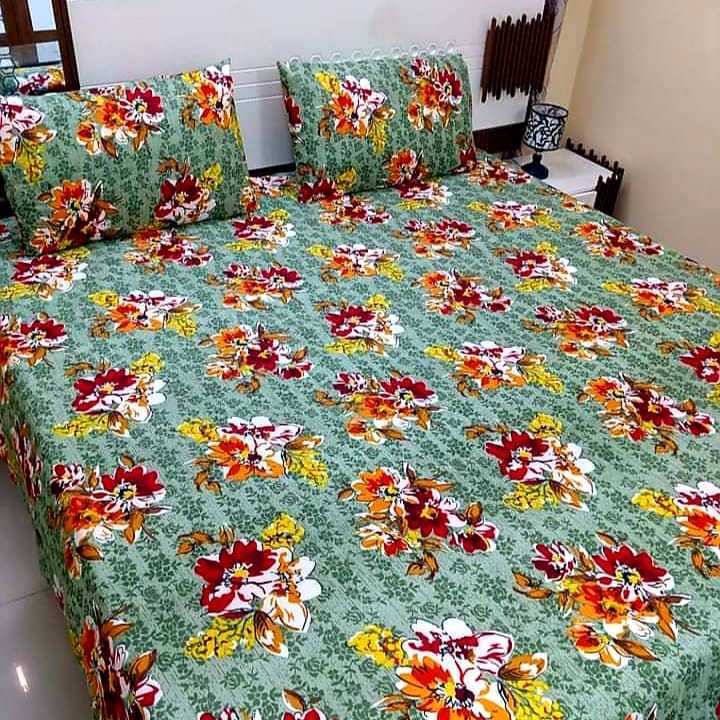 queen size bedsheet (6×5 feet) with 2 pillowcase (22×17 inches)