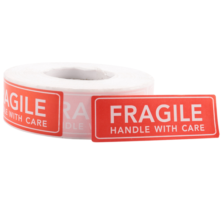 1 Roll/500Pcs Fragile Stickers - Fragile Handle with Care Labels | Daraz.lk