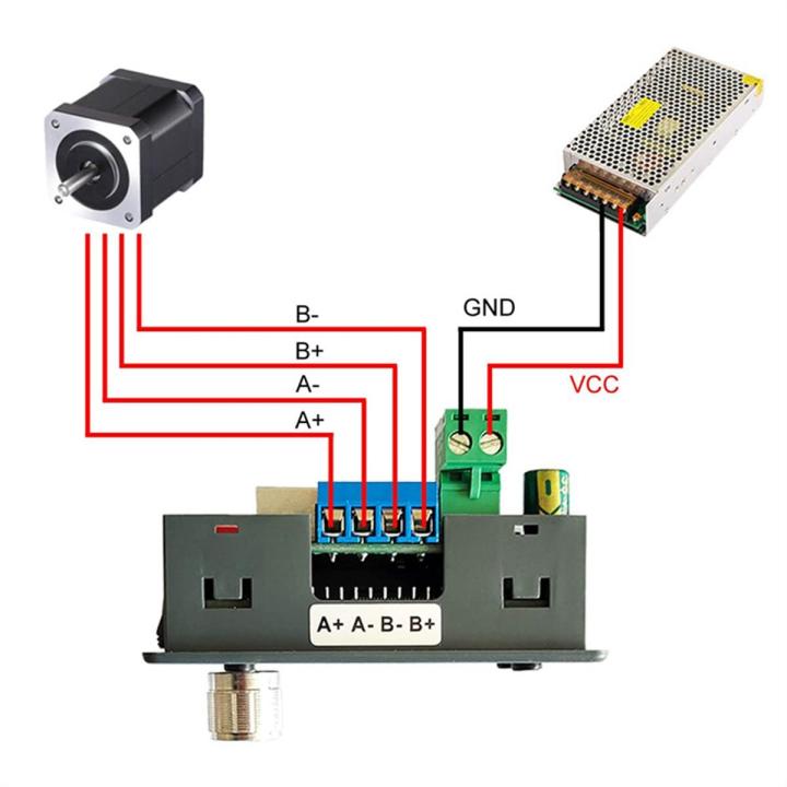 ZK-SMC02 Motor Driver Controller Stepper Motor Driver Integrated Board ...