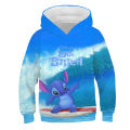 Boys Girls Stitch Hoodies Fashion Casual Long Sleeve Sweatshirts Children Spring Autumn Harajuku Stich Sport Hooded Tops Clothes. 