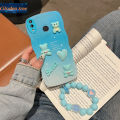 For Huawei Nova 3 3i Case Cute Cartoon 3D Love Heart Bear + Bracelet Premium Gradient Soft Phone Case. 