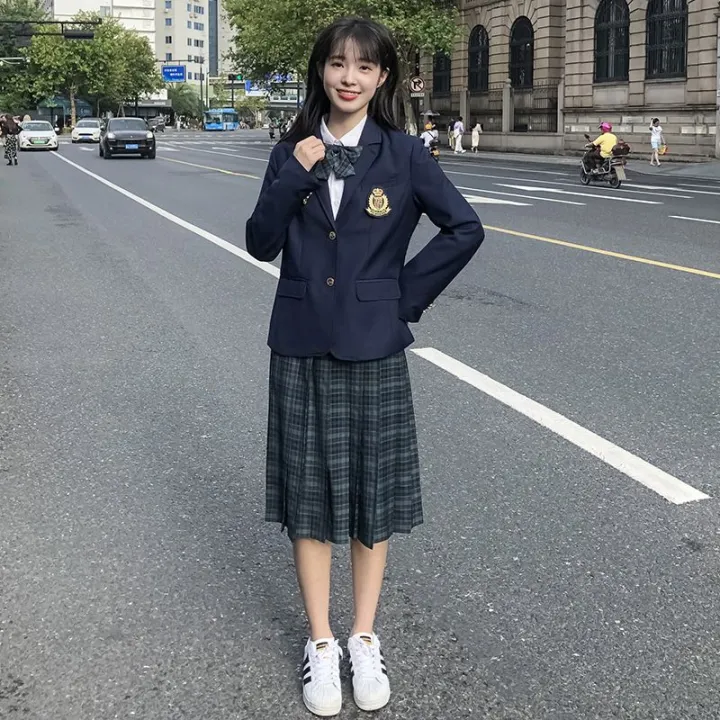 Business%20Attire%20Summer%20Suit%20British%20College%20Style%20Korean%20Style%20Long%20Sleeve%20Suit%20Long%20Dress%20Sports%20Meeting%20High%20School%20Student%20Graduation%20School%20Uniform%20-%20Image%206