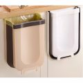 Portable Folding Waste Bin Kitchen Cabinet Door Hanging Trash Foldable Trash Bin | Foldable Dustbin | Hanging Garbage Organizer | Portable Kitchen Wall Mount Hanging Garbage Holder. 