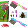 Hair Lice Comb Brushes Terminator Fine Egg Dust Nit Free Removal Stainless Steel - Long Hand. 