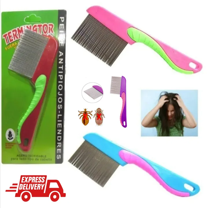 Hair%20Lice%20Comb%20Brushes%20Terminator%20Fine%20Egg%20Dust%20Nit%20Free%20Removal%20Stainless%20Steel%20-%20Long%20Hand%20-%20Image%204