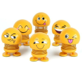 hake Head Cute Cartoon Bubblehead Doll Toy, Smiling Face Spring Bouncing Doll Car Smiley Doll Cute Emoji Bobble 1Pcs. 