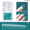 RenconghoujuanFifty percent discount Nailpop Soft Gel Tips for Nails Acrylic Material Short Medium Length Artificial Nail Capsule Accessories and Tools 120pcs/Box. 